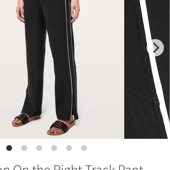 Lululemon On the Right Track Pants Sz 8 - Picture 3 of 9